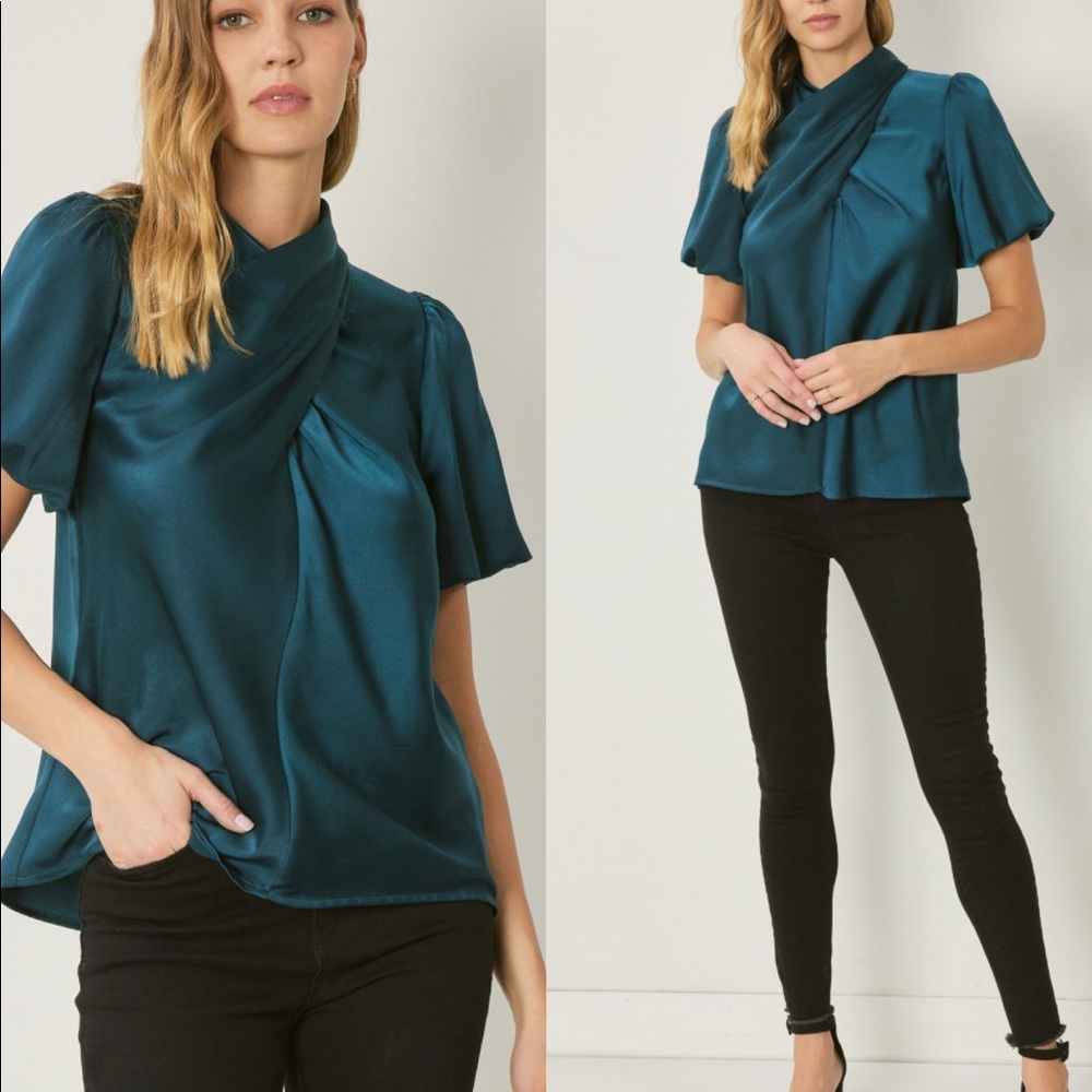 🍁🍁🍁ENTRO Puffy sleeve Top🍁🍁🍁